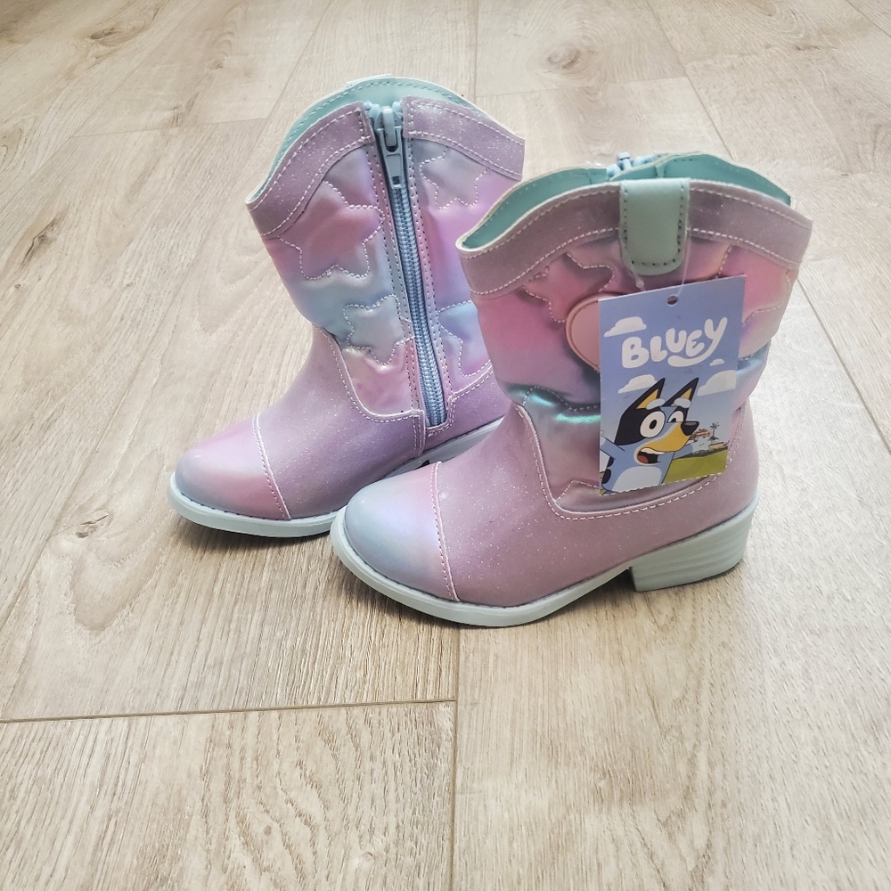 Bluey Cowgirl Boots NEW Size 8